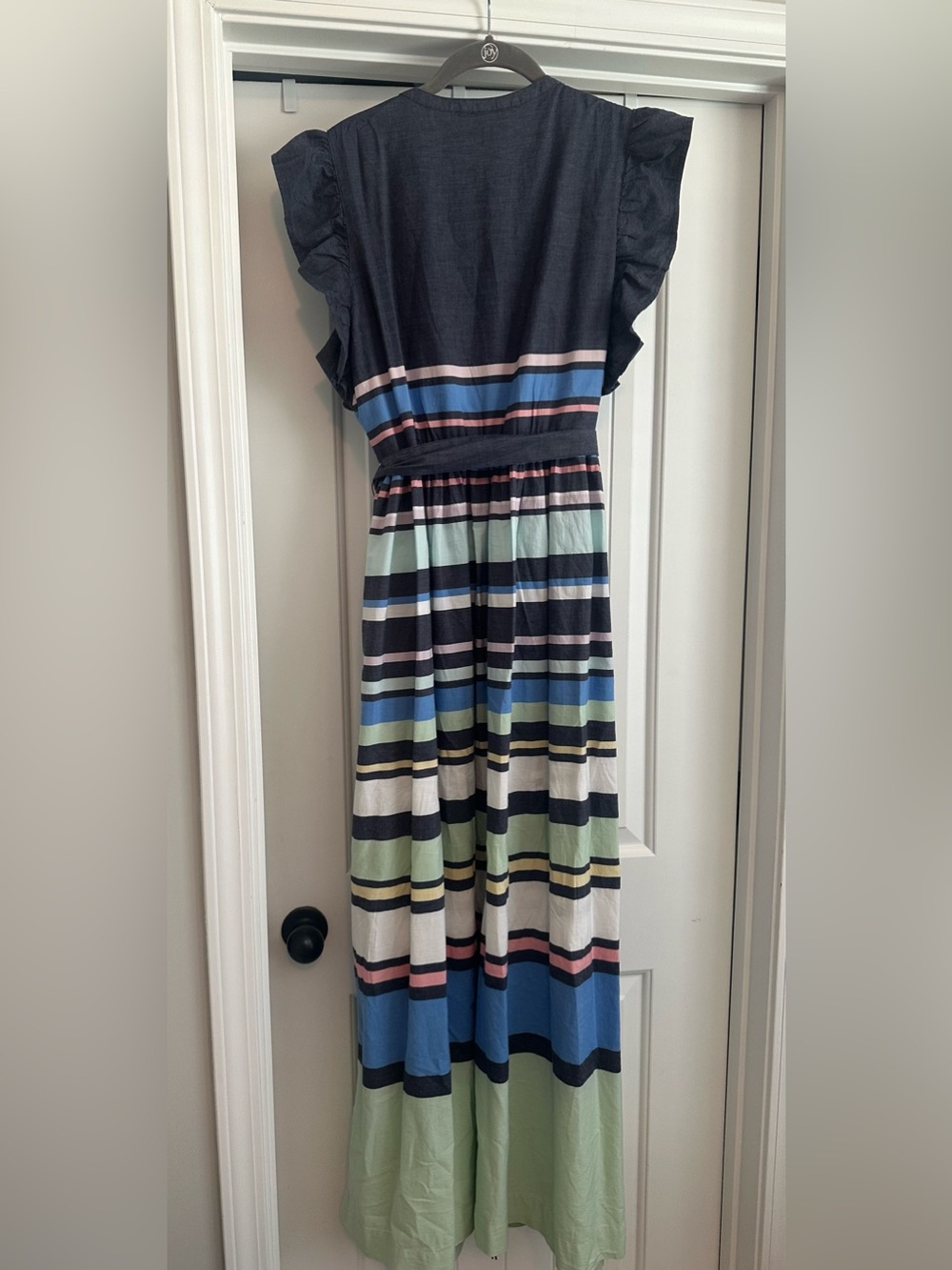 Women’s XL Sewing Down South x‎ Crown & Ivy Wright Maxi Dress w/ Sash - Picture 6 of 13